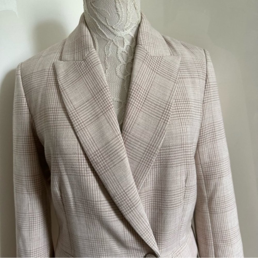 House of Harlow 1960 Double Breasted Plaid Blazer sz XS - Picture 5 of 16